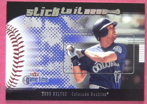 Todd helton 2001 fleer game - todd, helton,