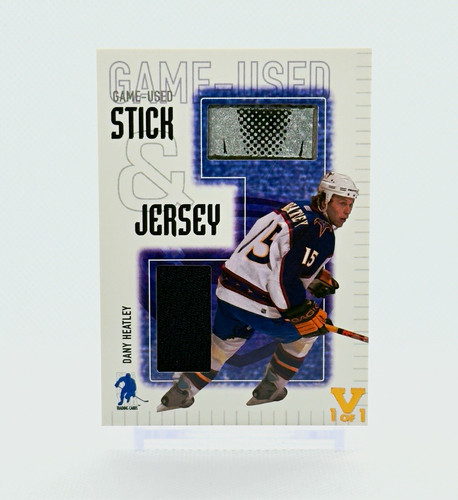 Dang heatley game used - 1/1, game-used